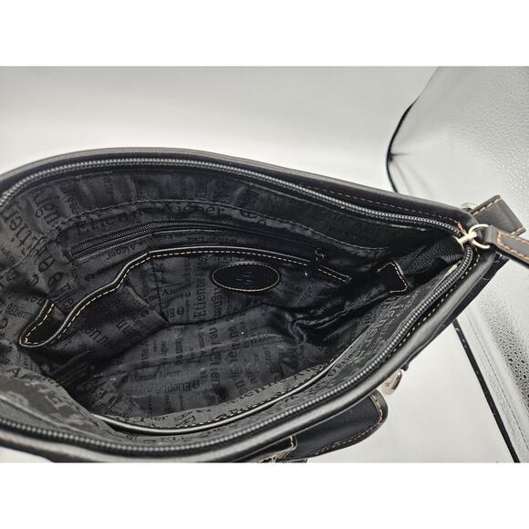 Etienne Aigner Elegant Black Crossbody Bag - Picture 4 of 9